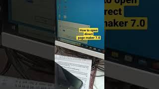 How to open page maker shortcut key #pagemaker @SOHAWAL