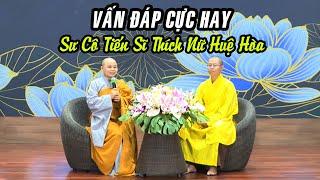 Sư Cô Tiến Sĩ Thích Nữ Huệ Hòa trả lời VẤN ĐÁP CỰC HAY tại chùa Hoằng Pháp.