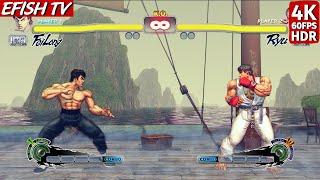 Fei Long vs Ryu (Hardest AI) - Ultra Street Fighter IV