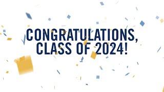 Class of 2024 Commencement Jumbotron Video