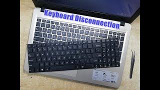 Asus X540S Keyboard Replacement | Disconnection