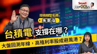 台積電轉空頭！支撐在哪？大盤回測年線，傳產、生技、高殖利率股成避風港？｜朱家泓，佑佑｜理財佑佑班