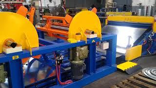 Plasma cutting table Coil feed line from PPI Production Products Inc.