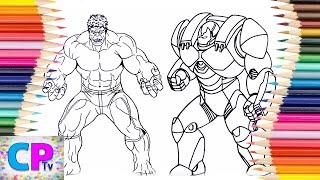 Hulk vs Iron Man Hulkbuster Coloring Pages , Drawing of Hulk and Iron Man Hulkbuster Competition