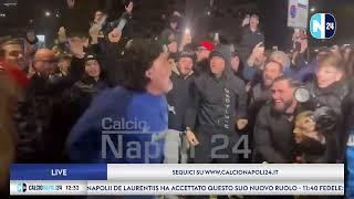 Retroscena Folorunsho-Di Lorenzo e il ricordo di Diego Armando Maradona  CN24 LIVE