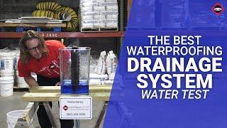 Best Waterproofing System for Basements & Crawl Spaces | Hydraway Flow Rate