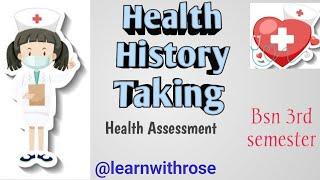 Health history and interviewing| patient interview skill in urdu| bsn  semester 3|@learnwithrose