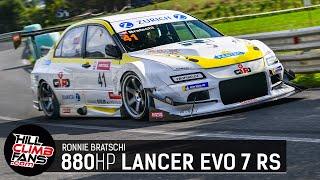 880hp Mitsubishi Lancer Evo 7 RS - Ronnie Bratschi || Hill Climb Ilirska 2024 