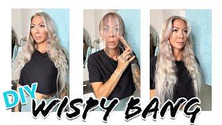 DIY wispy bang: beginner friendly haircut tutorial