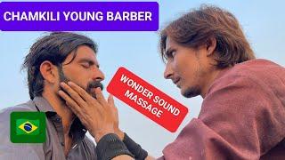 CHAMKILI YOUNG BARBER WONDER FULL MASSAGE  REALLY RELAXING SOUND MASSAGE BY YOUNG BARBER