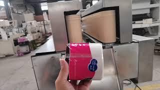 Automatic toilet paper single roll packing machine