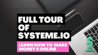 Full tour of the free Funnel Builder Systeme.io  - Free English tutorial