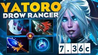 ОБНОВЛЕННАЯ ТРАКСА ОТ YATORO!| Drow Ranger 7.36c