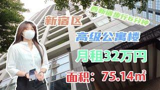 月租32万日元 东京都新宿区高级公寓塔楼 2LDK