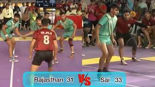 Rajasthan vs Sai 49th junior national kabaddi championship 2024 // Bachupally Hyderabad