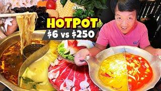 $6 HOTPOT vs. $250 HOTPOT in Singapore | BEST Hotpot Deal EVER!