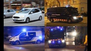 [Champions League Responses!] Barcelona emergency vehicles during FC Barcelona - Chelsea