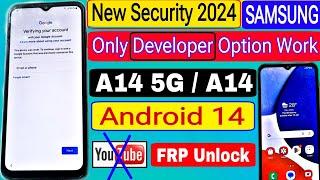 Without PC 2024:- SAMSUNG A14 5g/ A14 FRP Bypass Android 14 | Samsung Frp Bypass 2024 | New Security