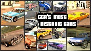 Most Historic vehicles in 20 years of GTA Universe