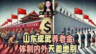 一个中国墙内全网封禁的报告：山东成武养老金体制内外天差地别剑指中共！太过了，真的