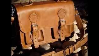 Leather Briefcase Bag for Men by Buffalo Jackson Trading Co