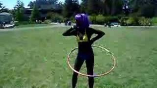 Zentai Hula-Hooping at Cal Day