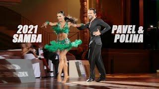 Pasha Zvychaynyy - Polina Teleshova | 2021 Showdance Samba | Baden-Baden