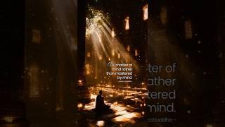 Be the Master of your mind  #buddha #mind #meditation #mastermind