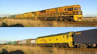 3MP1 Aurizon / TGE Container Train With GWA005 ACD6051 G533 (28/5/2024)  - PoathTV Railways