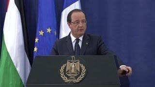 Hollande demands end to settlements after Abbas talks