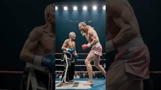  Old Man vs. Huge Boxer: Epic Showdown You NEED to See! #boxing   #FightVideo  #knockout