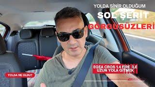 Egea Cross 1.4 Fire ile Uzun Yol Yaptım | Egea Cross Yordu mu? | Yolda Nelerle Karşılaştım?|1.4 Fire