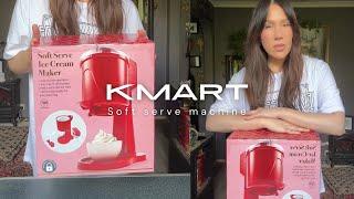 Testing the $49 Kmart soft serve machine