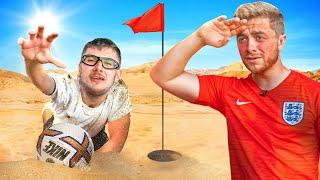 We Played FootGolf in the Desert