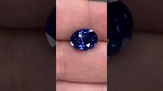 Flawless Unheated 6.11 Ct GRS Certified Royal Blue Sapphire