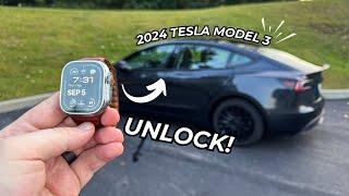 Unlock Your Tesla With An Apple Watch!