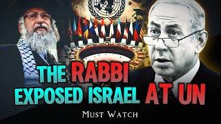 Rabbi Exposes Israel At UN Council Meeting !!