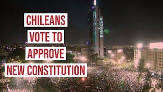 Plebiscite for new constitution witnesses massive mandate by the Chilean people