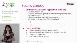 Sensory & Hedonic Evaluation of Foods   L Methven