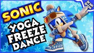 Sonic Winter Freeze Dance | Winter Brain Break | Brain Breaks | Yoga for Kids