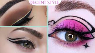 latest eyeliner styles/ beautiful eyeliner ideas/ decent style