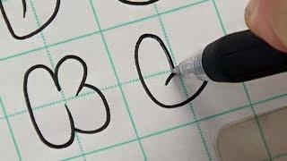 How to draw bubble letters