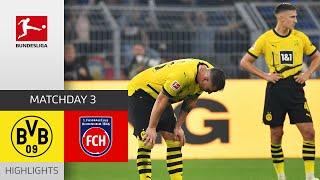 Borussia Dortmund - 1. FC Heidenheim 2-2 | Highlights | Matchday 3 – Bundesliga 2023/24