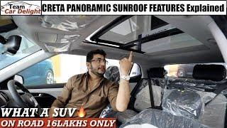 Creta Panoramic Sunroof Features - Best in Segment | Creta Sunroof in Sx,SX+,SX(O)