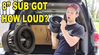 How Loud Can a HUGE 8" Subwoofer Get? | Sundown SA8