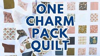 Free Charm Pack Quilt Pattern | Easy Sashing and Border Hack!