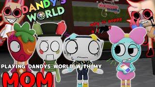 PLAYING DANDYS WORLD with my *MOM*| dandys world gameplay |#rainymellie