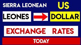 1 USD to SLL - Convert US Dollars to Sierra Leonean Leones Currency Exchange Rates Today