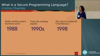 What is a Secure Programming Language?