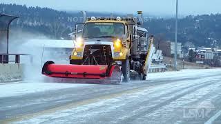 11-28-2024 Rapid City, SD - Snowy Holiday Travel and Plows